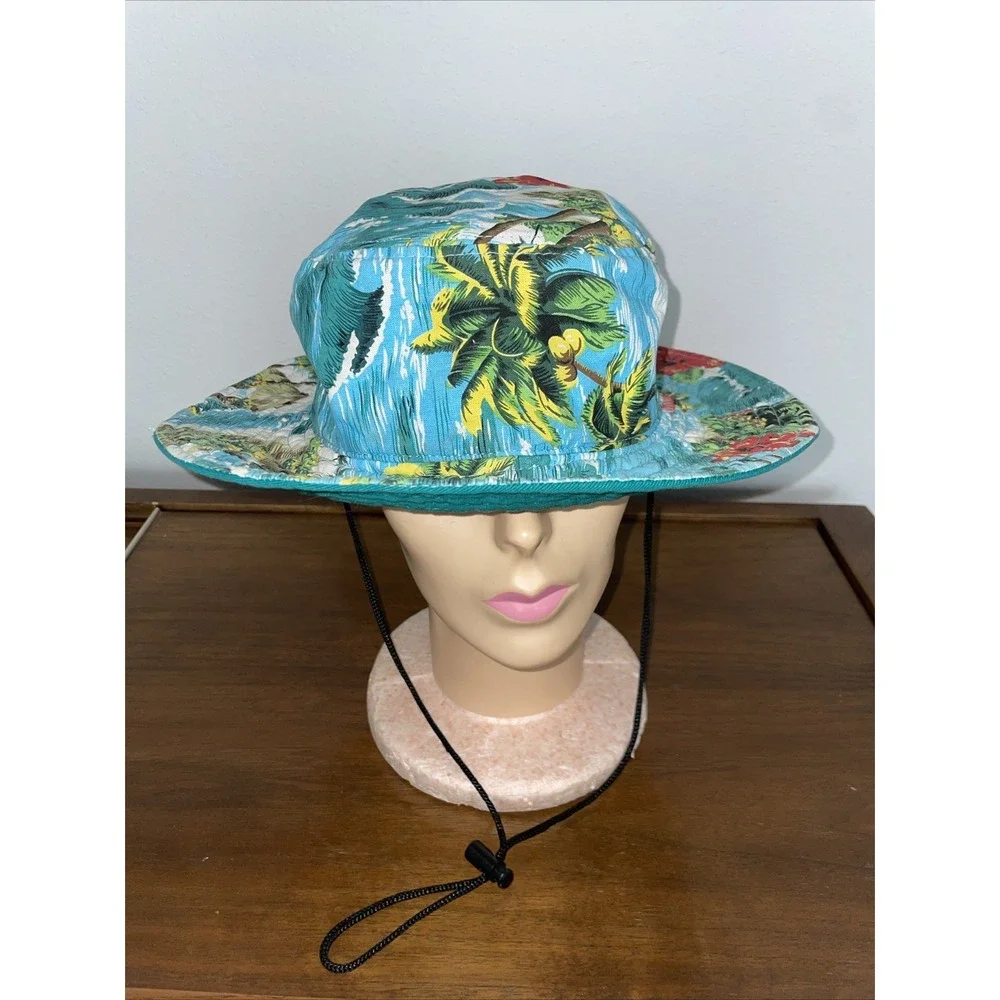 Animal‎ House Bucket Hat Hawaiana Print Hawaii OSFM